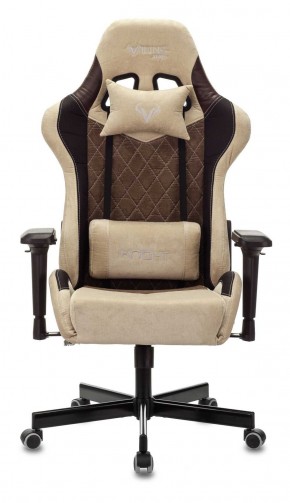 Кресло игровое Бюрократ VIKING 7 KNIGHT BR FABRIC коричневый/бежевый в Покачах - pokachi.ok-mebel.com | фото 3