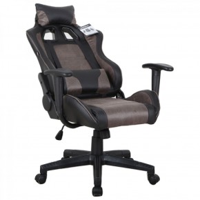 Кресло компьютерное BRABIX "GT Racer GM-100" (черное/коричневое) 531819 в Покачах - pokachi.ok-mebel.com | фото 4