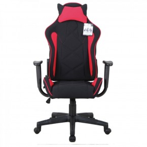 Кресло компьютерное BRABIX GT Racer GM-101 + подушка (ткань) черное/красное (531820) в Покачах - pokachi.ok-mebel.com | фото 3