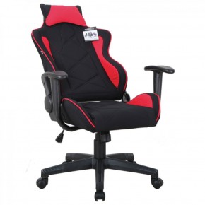 Кресло компьютерное BRABIX GT Racer GM-101 + подушка (ткань) черное/красное (531820) в Покачах - pokachi.ok-mebel.com | фото 4