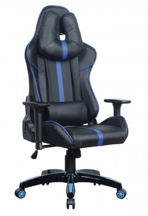 Кресло компьютерное BRABIX "GT Carbon GM-120" (черное/синее) 531930 в Покачах - pokachi.ok-mebel.com | фото