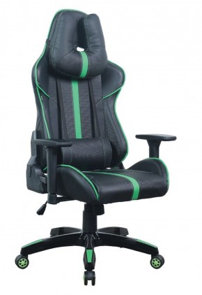 Кресло компьютерное BRABIX "GT Carbon GM-120" (черное/зеленое) 531929 в Покачах - pokachi.ok-mebel.com | фото