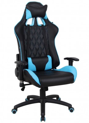 Кресло компьютерное BRABIX "GT Master GM-110" (черное/голубое) 531928 в Покачах - pokachi.ok-mebel.com | фото