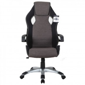 Кресло компьютерное BRABIX Techno GM-002 (ткань) черное/серое, вставки белые (531815) в Покачах - pokachi.ok-mebel.com | фото 3