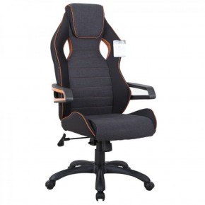 Кресло компьютерное BRABIX Techno Pro GM-003 (ткань черное/серое, вставки оранжевые) 531813 в Покачах - pokachi.ok-mebel.com | фото