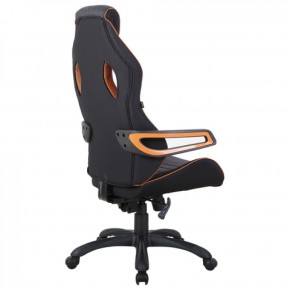 Кресло компьютерное BRABIX Techno Pro GM-003 (ткань черное/серое, вставки оранжевые) 531813 в Покачах - pokachi.ok-mebel.com | фото 6