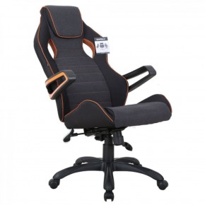 Кресло компьютерное BRABIX Techno Pro GM-003 (ткань черное/серое, вставки оранжевые) 531813 в Покачах - pokachi.ok-mebel.com | фото 8