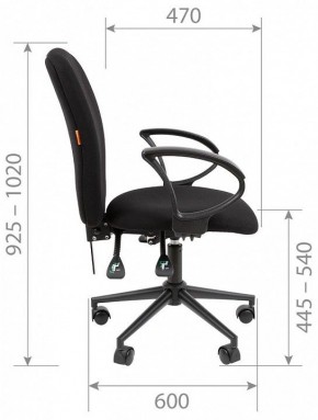 Кресло компьютерное Chairman 9801 Black в Покачах - pokachi.ok-mebel.com | фото 5