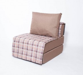 Кресло-кровать бескаркасное Харви (коричневый-квадро беж) в Покачах - pokachi.ok-mebel.com | фото 1