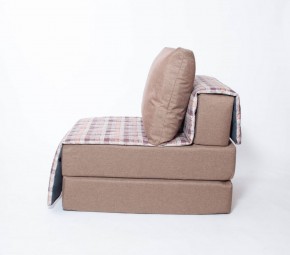 Кресло-кровать бескаркасное Харви (коричневый-квадро беж) в Покачах - pokachi.ok-mebel.com | фото 2