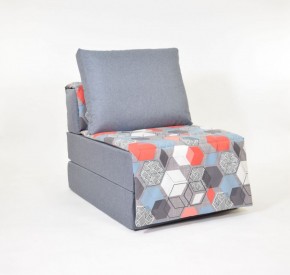 Кресло-кровать бескаркасное Харви (серый-геометрия слейт) в Покачах - pokachi.ok-mebel.com | фото 1