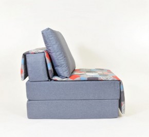 Кресло-кровать бескаркасное Харви (серый-геометрия слейт) в Покачах - pokachi.ok-mebel.com | фото 2