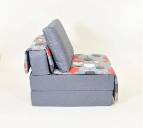 Кресло-кровать бескаркасное Харви (серый-геометрия слейт) в Покачах - pokachi.ok-mebel.com | фото 3