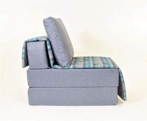 Кресло-кровать бескаркасное Харви (серый-квадро азур) в Покачах - pokachi.ok-mebel.com | фото 2