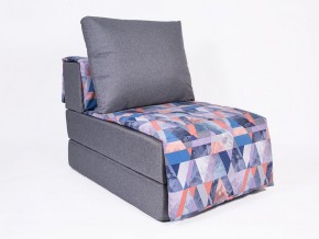 Кресло-кровать бескаркасное Харви (серый-сноу деним) в Покачах - pokachi.ok-mebel.com | фото