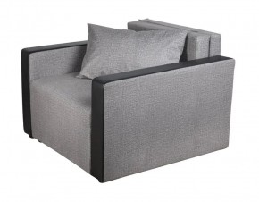 Кресло-кровать Милена с подлокотниками (серый) Велюр в Покачах - pokachi.ok-mebel.com | фото