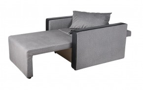Кресло-кровать Милена с подлокотниками (серый) Велюр в Покачах - pokachi.ok-mebel.com | фото 3