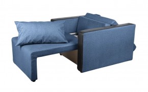 Кресло-кровать Милена с подлокотниками (синий) Велюр в Покачах - pokachi.ok-mebel.com | фото 2