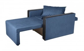 Кресло-кровать Милена с подлокотниками (синий) Велюр в Покачах - pokachi.ok-mebel.com | фото 3