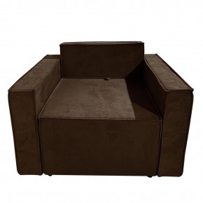 Кресло-кровать Принц КК1-ВК (велюр коричневый) в Покачах - pokachi.ok-mebel.com | фото 1