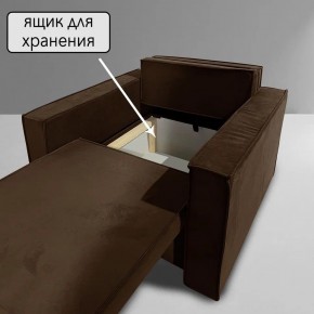 Кресло-кровать Принц КК1-ВК (велюр коричневый) в Покачах - pokachi.ok-mebel.com | фото 6