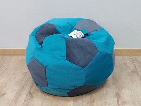 Кресло-мешок Мяч S (Shaggy Azure-Shaggy Grafit) в Покачах - pokachi.ok-mebel.com | фото