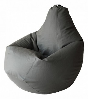 Кресло-мешок Серая ЭкоКожа 2XL 135*95 см в Покачах - pokachi.ok-mebel.com | фото