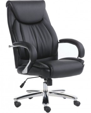 Кресло офисное BRABIX PREMIUM "Advance EX-575" (хром, экокожа, черное) 531825 в Покачах - pokachi.ok-mebel.com | фото