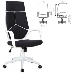 Кресло офисное BRABIX PREMIUM "Prime EX-515" (пластик белый, ткань, черное) 531812 в Покачах - pokachi.ok-mebel.com | фото 2