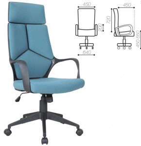 Кресло офисное BRABIX PREMIUM "Prime EX-515" (ткань, голубое) 531568 в Покачах - pokachi.ok-mebel.com | фото 3