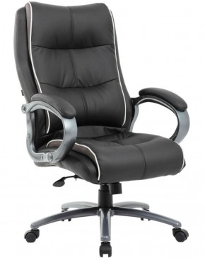 Кресло офисное BRABIX PREMIUM "Strong HD-009" (экокожа черная, ткань серая) 531945 в Покачах - pokachi.ok-mebel.com | фото