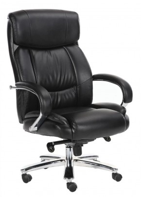 Кресло офисное BRABIX "Direct EX-580" (хром/рециклированная кожа/черное) 531824 в Покачах - pokachi.ok-mebel.com | фото