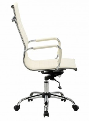 Кресло офисное BRABIX "Energy EX-509" (экокожа, хром, бежевое) 531166 в Покачах - pokachi.ok-mebel.com | фото 3