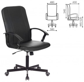 Кресло офисное BRABIX "Simple EX-521" (экокожа, черное) 532103 в Покачах - pokachi.ok-mebel.com | фото 2