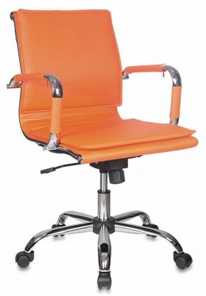 Кресло руководителя Бюрократ CH-993-LOW/ORANGE оранжевый в Покачах - pokachi.ok-mebel.com | фото