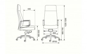 Кресло руководителя Бюрократ _JONS/CASHGREY серый в Покачах - pokachi.ok-mebel.com | фото 4