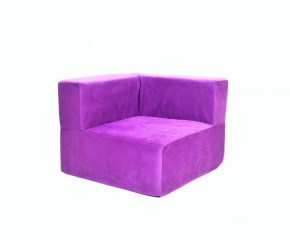 Кресло-угловое-модуль бескаркасное Тетрис 30 (Фиолетовый) в Покачах - pokachi.ok-mebel.com | фото