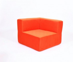 Кресло-угловое-модуль бескаркасное Тетрис 30 (Оранжевый) в Покачах - pokachi.ok-mebel.com | фото
