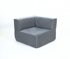 Кресло-угловое-модуль бескаркасное Тетрис 30 (Серый) в Покачах - pokachi.ok-mebel.com | фото