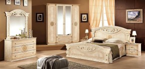 Кровать 2-х спальная 1600*2000 Рома, без основания (02.116) беж в Покачах - pokachi.ok-mebel.com | фото 2