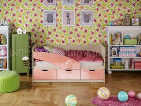 Кровать Бабочки (Розовый металлик) 1600 в Покачах - pokachi.ok-mebel.com | фото