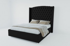 Кровать Берлин ЛЮКС с ПМ 1800 (экокожа кольт ч) в Покачах - pokachi.ok-mebel.com | фото 2