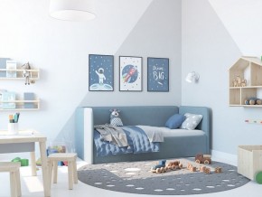 Кровать-диван Leonardo 160*70 (Голубой) + боковина в Покачах - pokachi.ok-mebel.com | фото 5