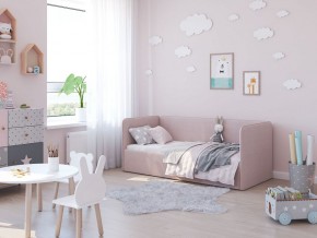 Кровать-диван Leonardo 160*70 (Розовый) + боковина в Покачах - pokachi.ok-mebel.com | фото 5