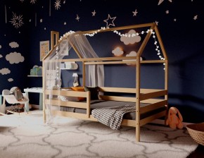 Кровать-домик 80*190 без покраски (без ящиков) в Покачах - pokachi.ok-mebel.com | фото