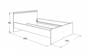 Кровать двойная Ольга-13 + 2-а выкатных ящика (1200) в Покачах - pokachi.ok-mebel.com | фото 3