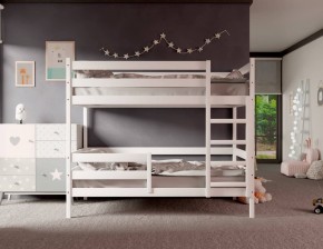 Кровать двухъярусная без крыши 80*160 Белый в Покачах - pokachi.ok-mebel.com | фото 2