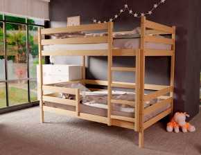 Кровать двухъярусная без крыши 80*190 без покраски в Покачах - pokachi.ok-mebel.com | фото 2