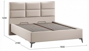 Кровать двуспальная Делана с ПМ Тип 1 в Покачах - pokachi.ok-mebel.com | фото 3