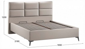 Кровать двуспальная Делана с ПМ Тип 1 в Покачах - pokachi.ok-mebel.com | фото 4